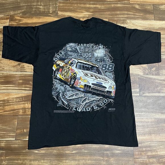 Vintage NASCAR Dale Jarrett #88 Robert Yates Racing Chase Authentics T-Shirt L - Picture 8 of 11